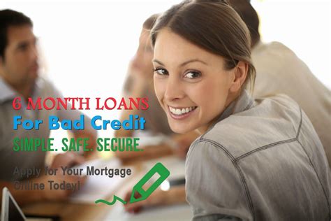 6 Month Loans For Bad Credit